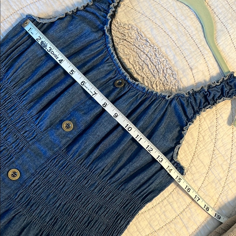 Blue Sleeveless Maxi Dress - Picture 10 of 14